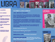 Tablet Screenshot of libra.antropos.no